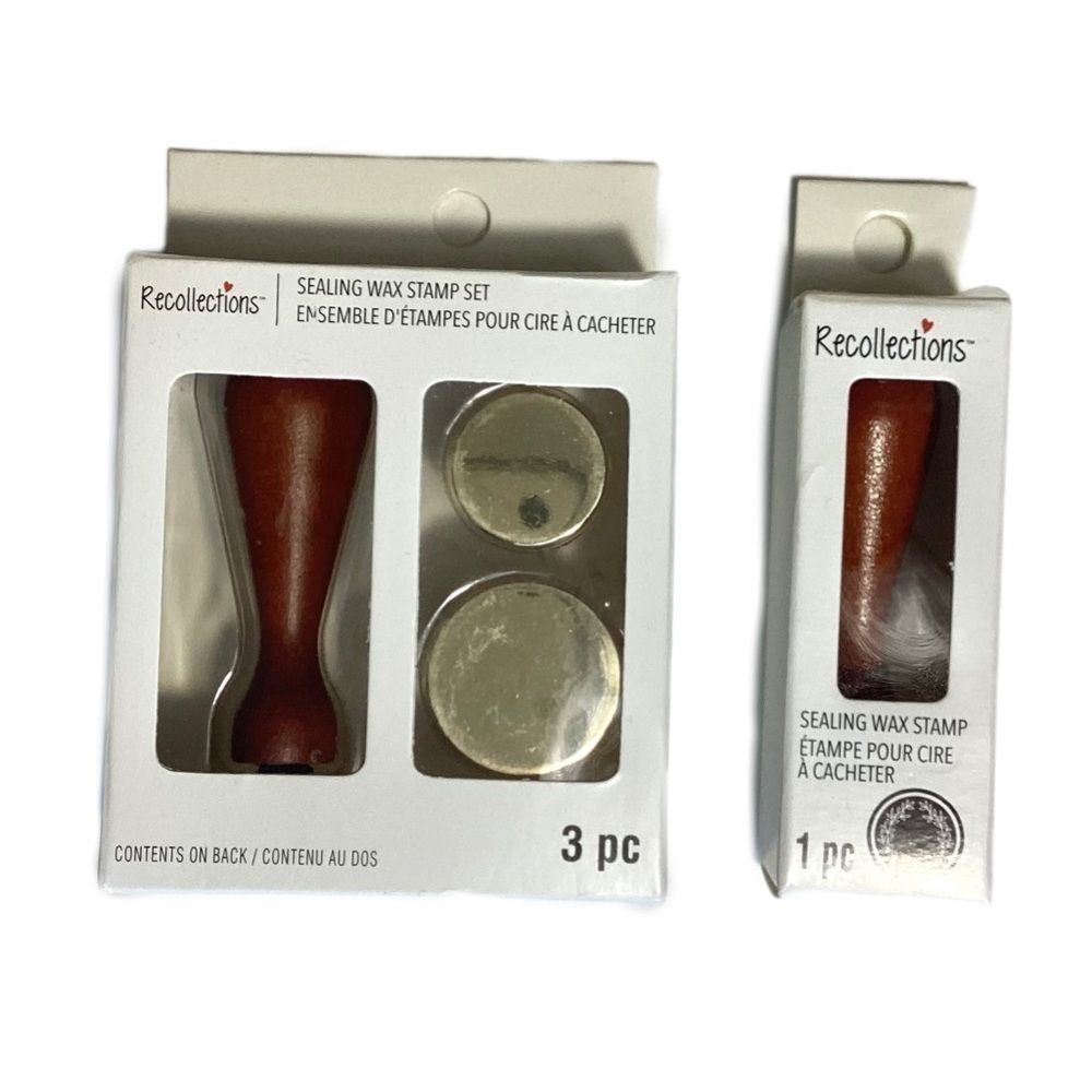 Recollections Sealing Wax Stamp Set Ivy Leaf & Flat Craft